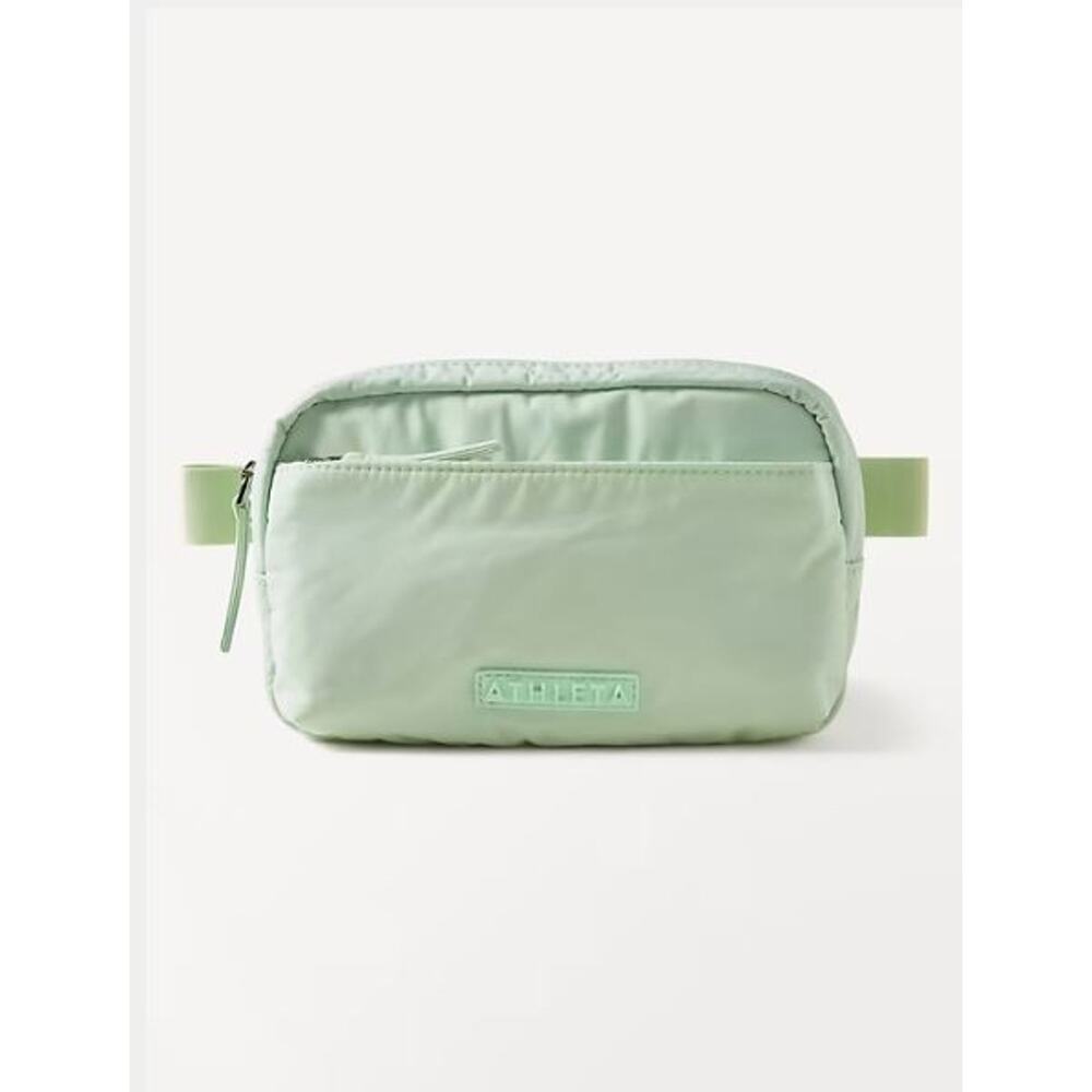NWT Athleta All About BELT BAG Chest Crossbody Bag Fanny Pack U Pastel Green